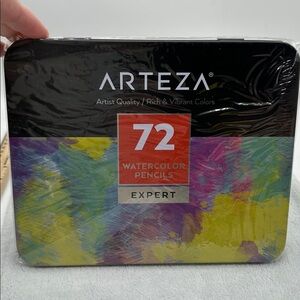 Arteza 72 Watercolor Pencils Expert Artist Quality Rich & Vibrant Colors